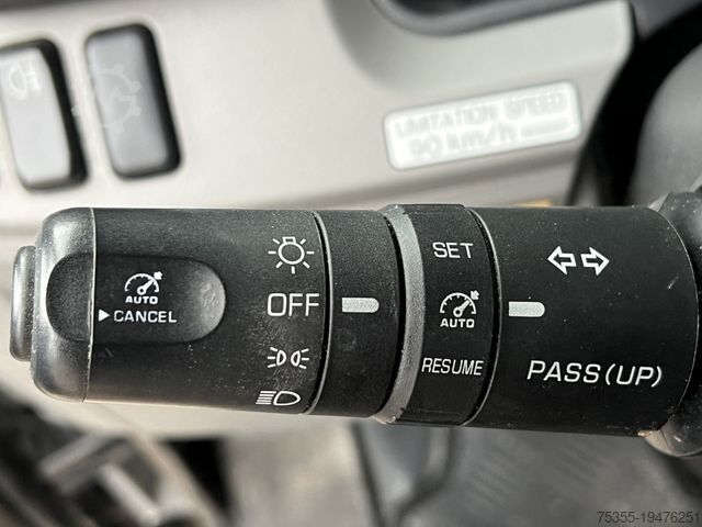 Sasis van MITSUBISHI Fuso Canter 9C18 5,8m Euro6d Klimaaut. Tempomat