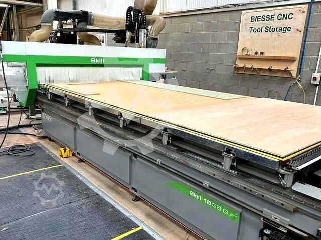 सीएनसी क्षैतिज मशीनिंग सेंटर Biesse Skill 18.36 G FT 2014 Biesse Skill 18.36 G FT