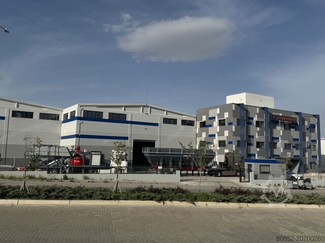 Beton karıştırma tesisi Polygonmach 60m3/h small site type batching plant