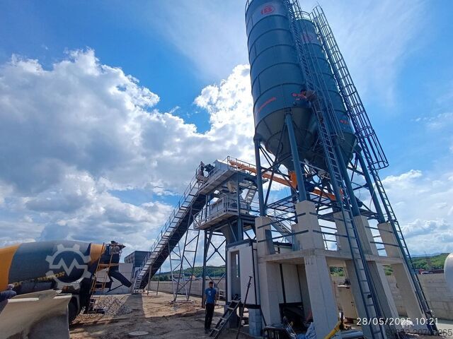 Betonkeverő üzem Polygonmach PSC100 100m3/hour fixed concrete plant