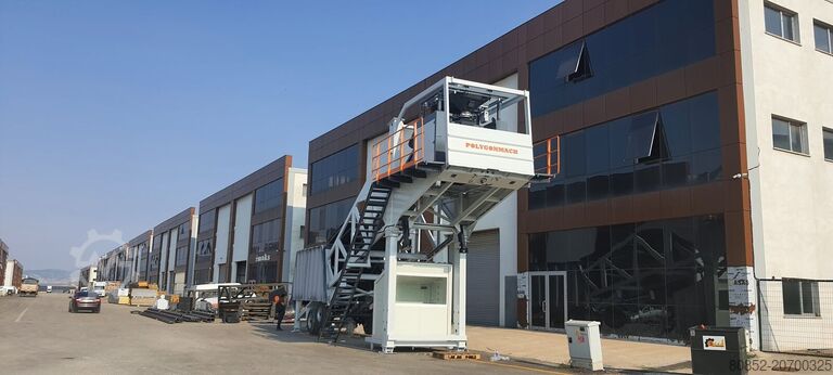 Beton karıştırma tesisi Polygonmach PMC 100m3/hour mobile concrete batching plant
