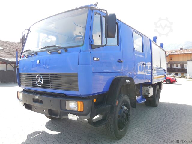 Transporter sa koferom Mercedes-Benz 917 AF exTHW Allrad 4x4 1. Hand 7,5 t