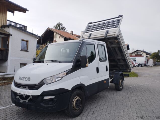 Transporter z walizką Iveco Daily 35S12 Kipper Doppelkabine Klima