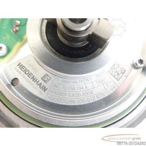 Компонент Heidenhain Heidenhain 6FX2001-5JE20-2DC0 DQ01 . 1088744-70 SN:73 756 194 A