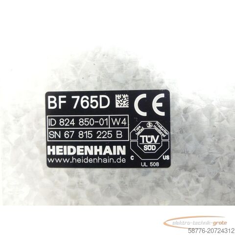 하이덴하인 성분 Heidenhain BF 765D Display ID 824 850-01 W4 SN 67815225B - -