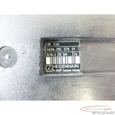 Heidenhain component Heidenhain HR 336 . 285 378 21 Elektronisches Handrad