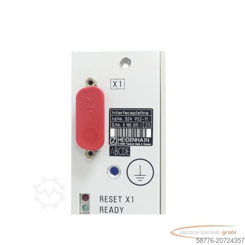 Komponen Heidenhain Heidenhain Id. 324 952-11 Interfaceplatine SN:8985870A - generalüberholt mit 3 Monaten Gewährleistung-