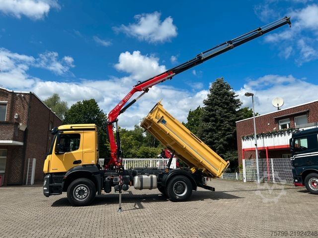 Truck mounted crane MERCEDES-BENZ 1835 Arocs 5+ 3Skipper Fassi F125A 4x Hydrl.