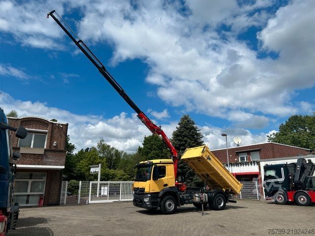 Truck mounted crane MERCEDES-BENZ 1835 Arocs 5+ 3Skipper Fassi F125A 4x Hydrl.
