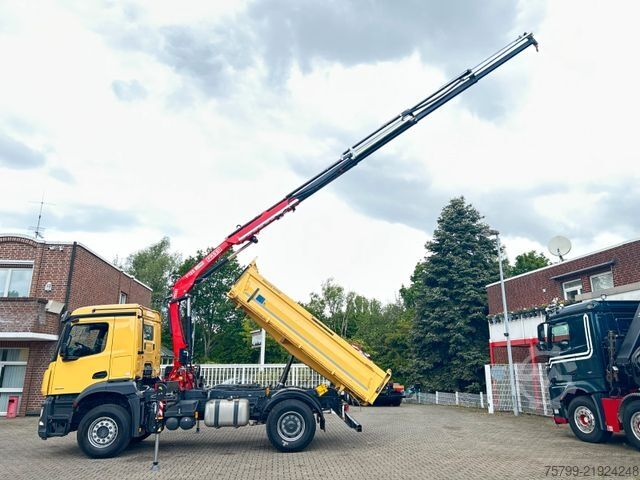 Truck mounted crane MERCEDES-BENZ 1835 Arocs 5+ 3Skipper Fassi F125A 4x Hydrl.