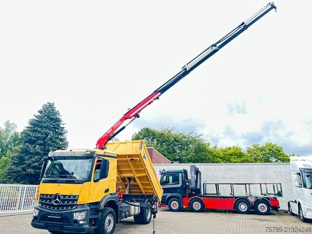 Truck mounted crane MERCEDES-BENZ 1835 Arocs 5+ 3Skipper Fassi F125A 4x Hydrl.