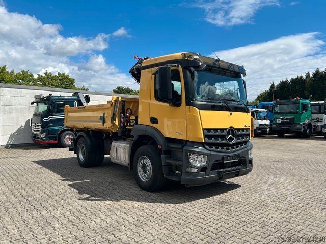 Truck mounted crane MERCEDES-BENZ 1835 Arocs 5+ 3Skipper Fassi F125A 4x Hydrl.