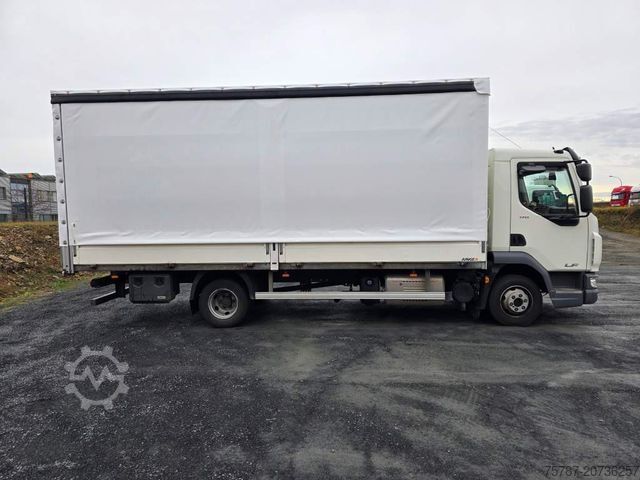 Schuifzeil bestelwagen DAF LF 170 Gardine, wie neu, nur 82 TKM Original !