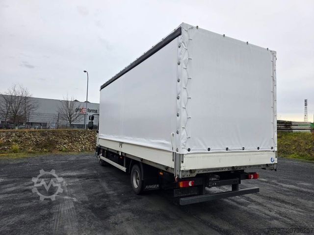 Schuifzeil bestelwagen DAF LF 170 Gardine, wie neu, nur 82 TKM Original !