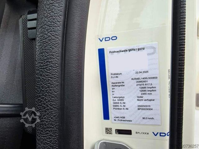 Schuifzeil bestelwagen DAF LF 170 Gardine, wie neu, nur 82 TKM Original !