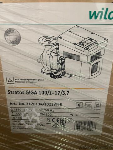 Vakuumpumpe Wilo Stratos GIGA 100/1-17/3,7
