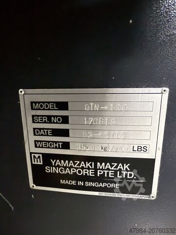 CNC turning and milling center MAZAK QUICKTURN NEXUS 100