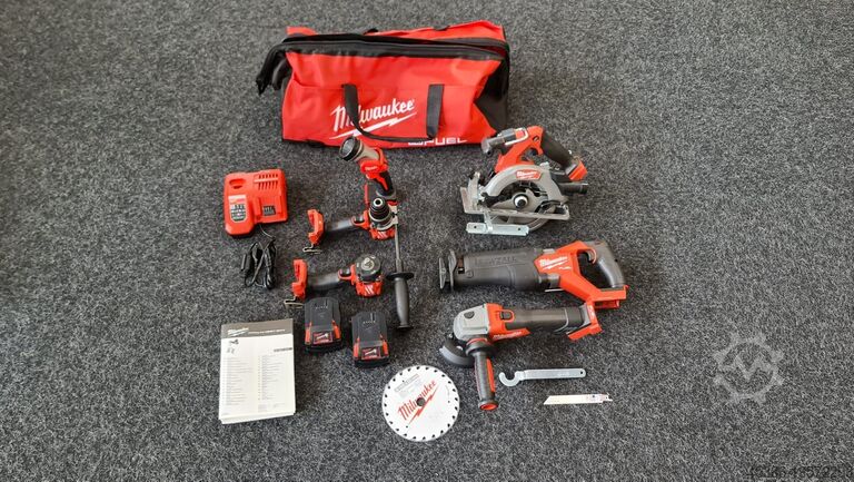 Macchina da costruzione MILWAUKEE Elektrowerkzeug Powerset