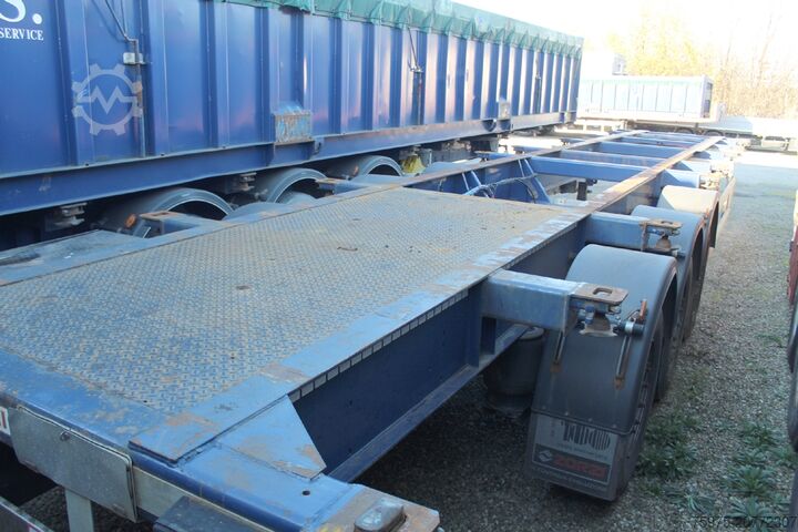 Swap body semitrailer Zorzi semirimorchi portacontainer fissi usati