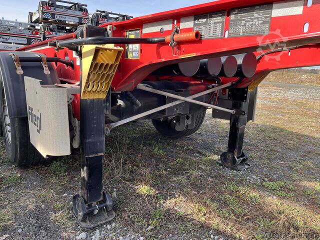 コンテナシャーシセミトレーラー FLIEGL SDS 380 Chemie 20ft 725mm Überhang