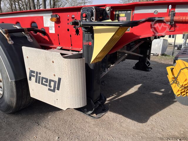 コンテナシャーシセミトレーラー FLIEGL SDS 380 Chemie 20ft 725mm Überhang