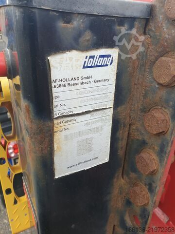 Containerchassi semitrailer FLIEGL SDS 380 Chemie 20ft 725mm Überhang