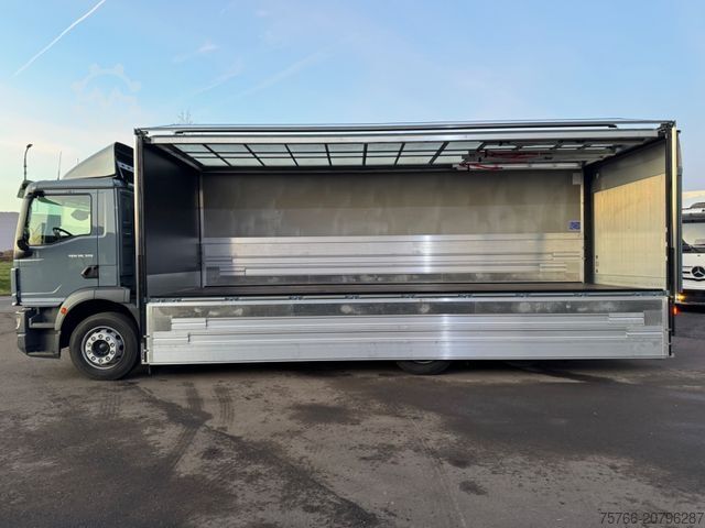 Camión caja MAN TGM 26.320 L / LBW / LENKACHSE / 18 PAL