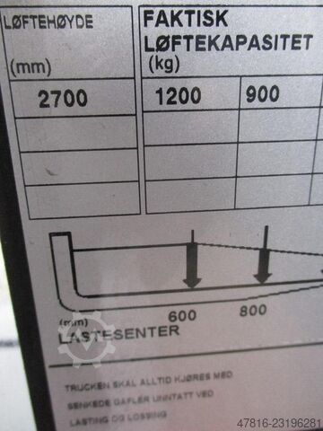 2012 TOYOTA BT SWE120 - 842 BT SWE120