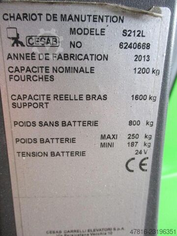 2013 CESAB S212L triplex - 924 CESAB S212L