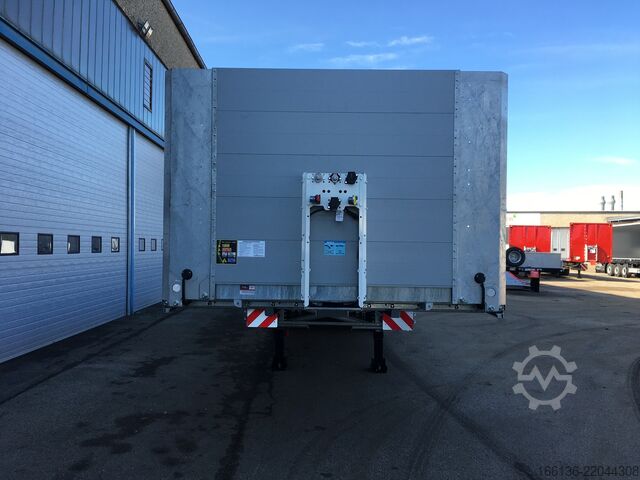 Open semitrailer Fliegl 3-Achs Plateausattel teleskopierbar