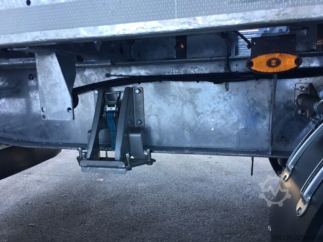 Open semitrailer Fliegl 3-Achs Plateausattel teleskopierbar