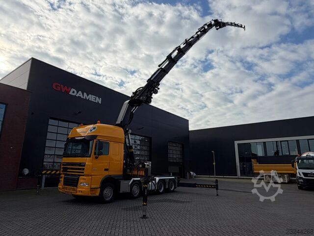 DAF XF 105 105 8x4 su „Effer 1355“ kranu, 8S strėle ir 6S prailginimu, retarderiu DAF XF 105 105 8x4 Effer 1355 8S Jib 6S Retarder