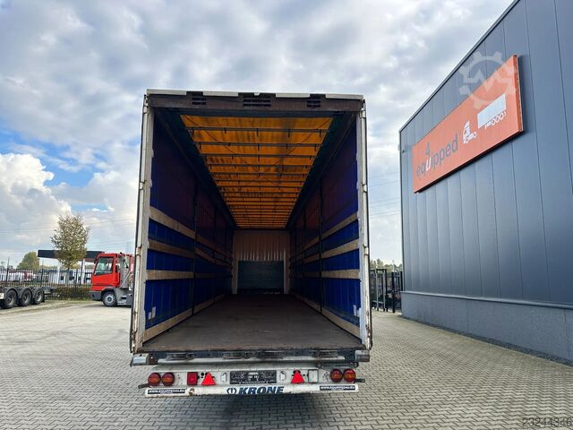 Krone MEGA / toit relevable / essieux BPW + freins à tambour / ranchers pour transport de bois / sys Krone MEGA / raising-roof / BPW + drumbrakes / timber...