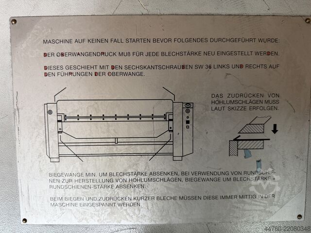 Mesin penekuk plat logam Schechtl MAX 200