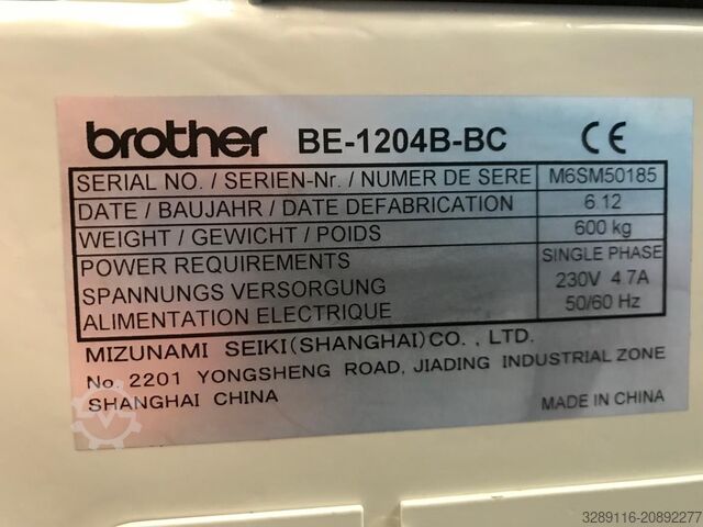 Stickmaschine Brother BE-1204B-BC