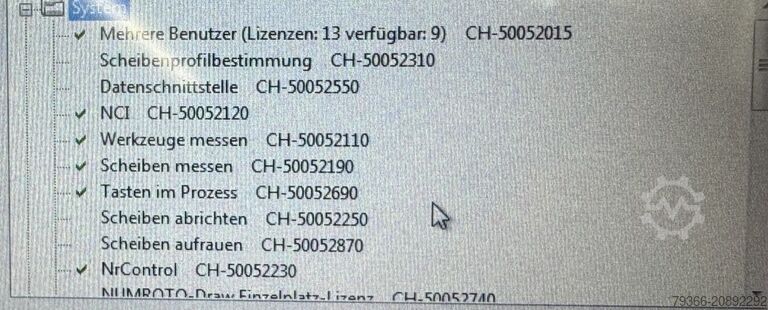 Máy mài dụng cụ Deckel S20 NUM