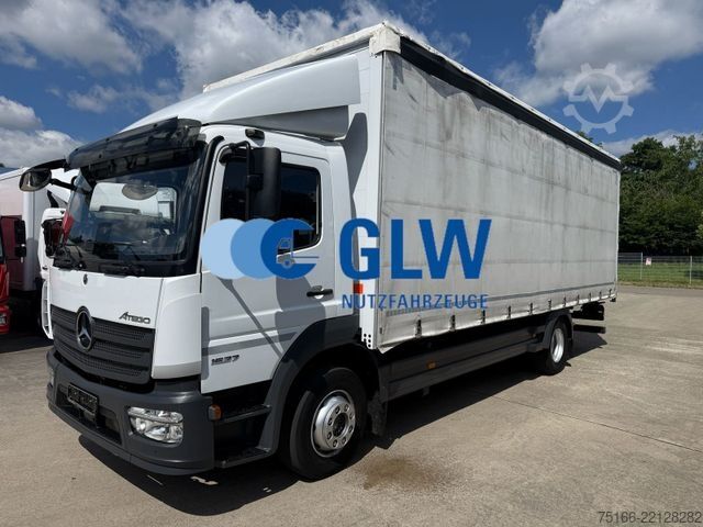 Camião plataforma com lona MERCEDES-BENZ ATEGO 1527 L Pritsche/Plane 7,40 m*AHK+SCHIEBE