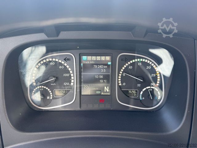 Camião plataforma com lona MERCEDES-BENZ ATEGO 1527 L Pritsche/Plane 7,40 m*AHK+SCHIEBE