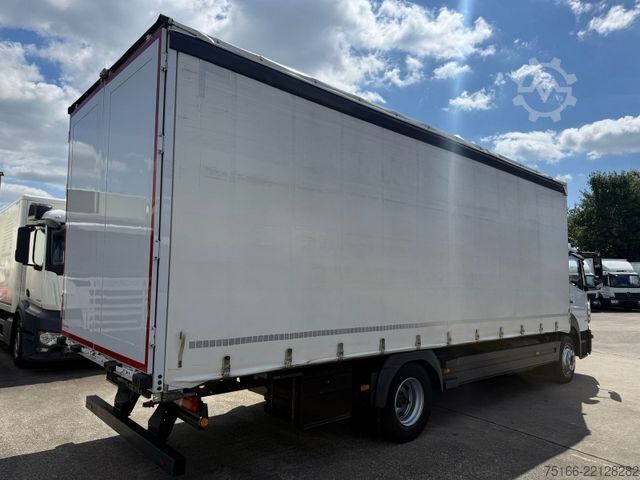 Camião plataforma com lona MERCEDES-BENZ ATEGO 1527 L Pritsche/Plane 7,40 m*AHK+SCHIEBE