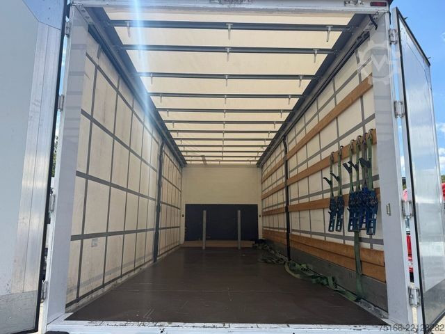 Camião plataforma com lona MERCEDES-BENZ ATEGO 1527 L Pritsche/Plane 7,40 m*AHK+SCHIEBE