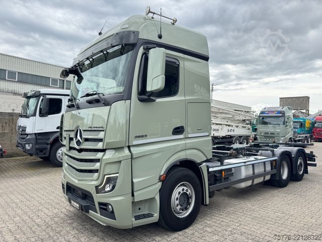 รถบรรทุกตัวถังเปลี่ยนได้ MERCEDES-BENZ 2553 Actros 5 L Öl-Retarder 2548 45 58 Lenkachse