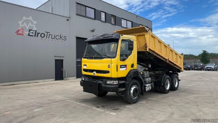 3-puoleinen kippauslaite Renault KERAX 340 (POMPE MANUELLE / BOITE MANUELLE / MA...