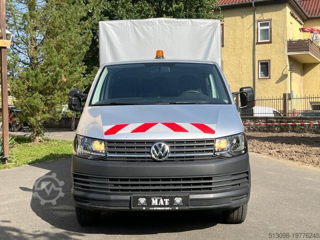 Furgão cortina de lona VOLKSWAGEN T6 PRITSCHE+PLANE DoKa AUTOMATIK KAMERA STANDHZG