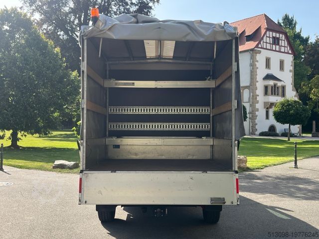 Furgão cortina de lona VOLKSWAGEN T6 PRITSCHE+PLANE DoKa AUTOMATIK KAMERA STANDHZG