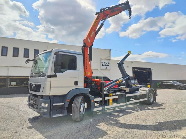 हुक आर्म सिस्टम MAN TGM 18.290 4x2 Euro 6 + Crane Palfinger PK15500