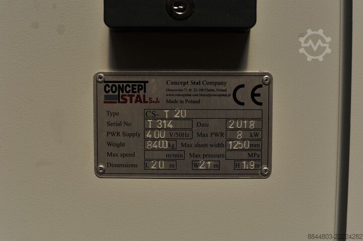 Profilozó gépsor Concept stal s.j. T20