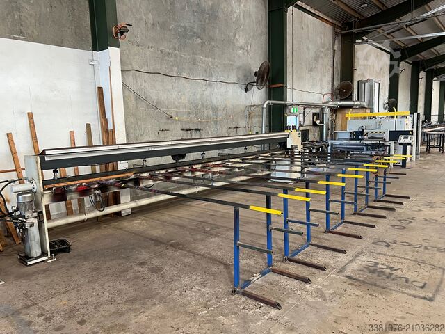 Línia z prstovým spojom Weinig Profi-Joint Shaper