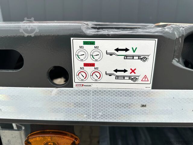 Trailer πλατφόρμας Faymonville MAX210-Z-3AA-13.60-22.5-2.54 / 2X EXTENDABLE UP...