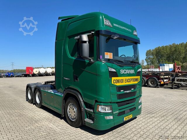重负 Scania S500 S500 6x4 RETARDER / ontheffing 78 ton / NL...
