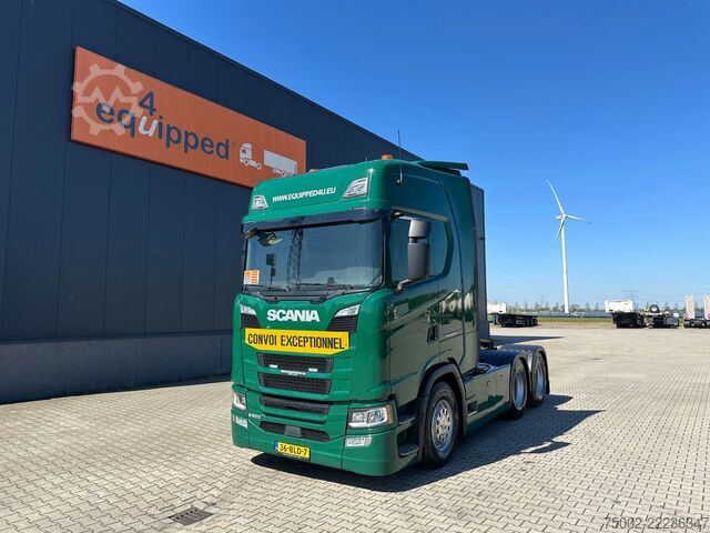 重负 Scania S500 S500 6x4 RETARDER / ontheffing 78 ton / NL...